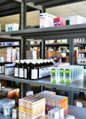 Calera Alabama pharmacy storage shelves